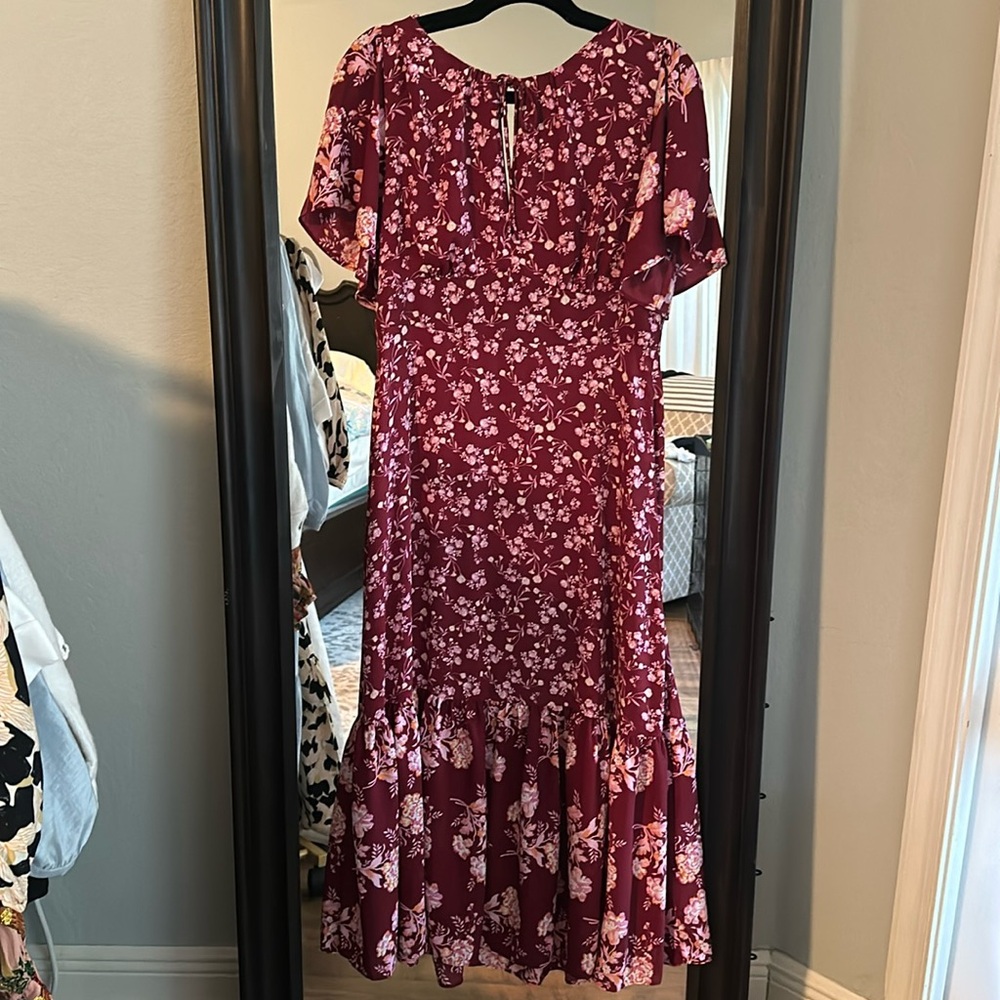 Floral jcrew maxi